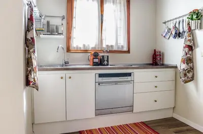 Cucina o angolo cottura di Appartamento Rosso