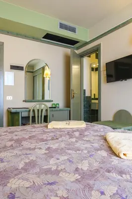 Letto o letti in una camera di Hotel Montecarlo