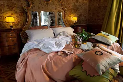 Letto o letti in una camera di Palazzetto Pisani Grand Canal