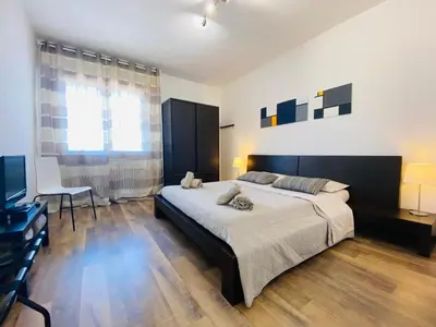Letto o letti in una camera di Venezia Ca' Sole