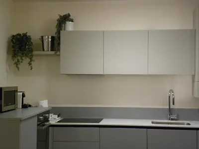 Cucina o angolo cottura di Portico Oscuro Deluxe Apartment - centro città