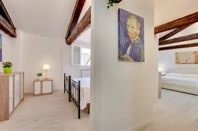 Letto o letti in una camera di CA MODERNA 2