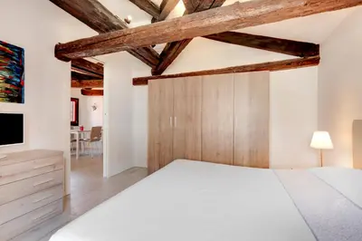 Letto o letti in una camera di CA MODERNA 2