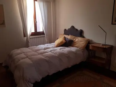 Letto o letti in una camera di Tenuta Crescentini-ValleMura ,appartamenti con entrata indipendente