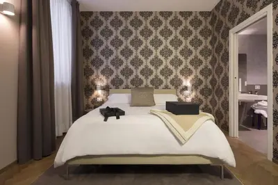 Letto o letti in una camera di Corte Di Gabriela