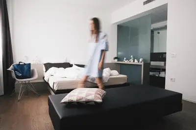 Letto o letti in una camera di Le Nove Hotel