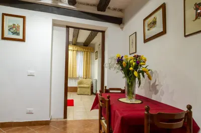 Area soggiorno di Art Dreams Apartment Teatro Italia