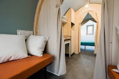 Letto o letti in una camera di GoOutside Venezia