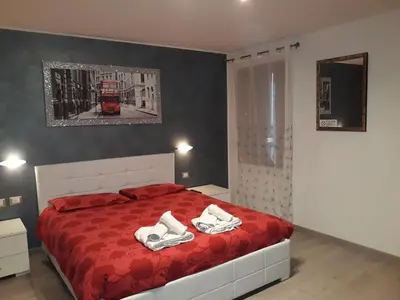 Letto o letti in una camera di B&B Casa Taty