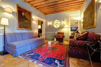 Area soggiorno di Campanile alla Canonica (Design House)