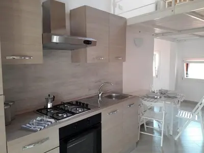 Cucina o angolo cottura di Mansarda Settimo Cielo