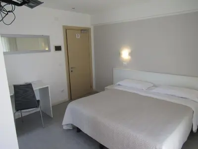 Letto o letti in una camera di Hotel Atene