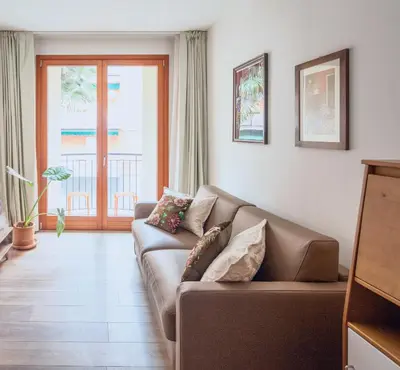 Area soggiorno di Laguna Boutique Apartments