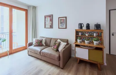 Area soggiorno di Laguna Boutique Apartments