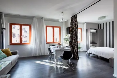Letto o letti in una camera di Laguna Boutique Apartments