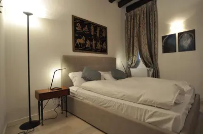 Letto o letti in una camera di The Home of the Ship Builder
