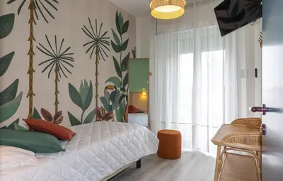 Letto o letti in una camera di Hotel Wally
