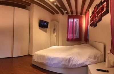 Letto o letti in una camera di Ca' Terlotta