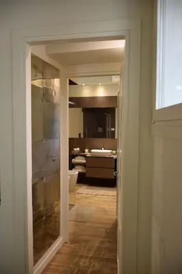 Letto o letti in una camera di Ca' Corte San Rocco