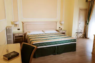 Letto o letti in una camera di Hotel Terme Salus