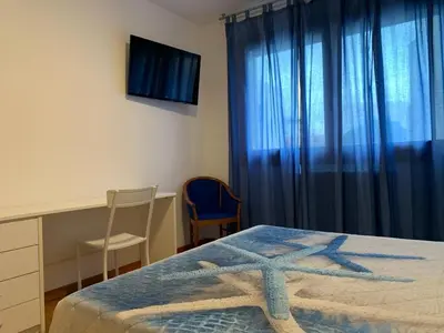 Letto o letti in una camera di Residence Speranza