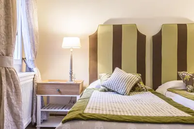 Letto o letti in una camera di Ca' Del Teatro Terrace in San Marco District