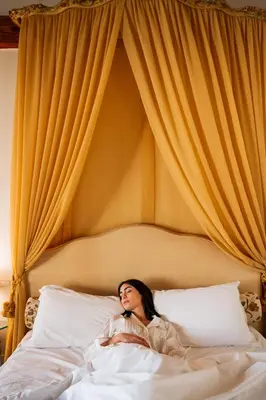 Letto o letti in una camera di Villa Foscarini Cornaro