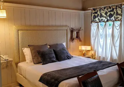 Letto o letti in una camera di Villa Foscarini Cornaro