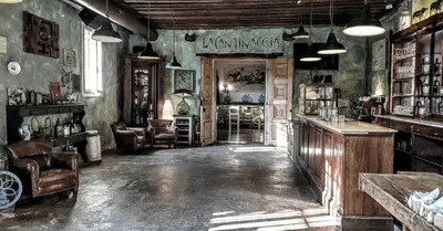 Salone o bar di Villa Foscarini Cornaro
