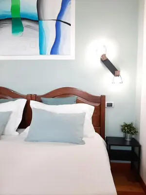 Letto o letti in una camera di Agriturismo Le Cipressine