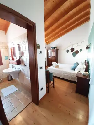 Letto o letti in una camera di Agriturismo Le Cipressine