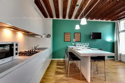 Cucina o angolo cottura di Cannaregio Suite with Garden by Wonderful Italy