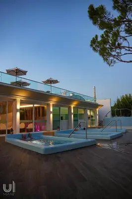 Piscina di Luxury Caravan at Union Lido o nelle vicinanze