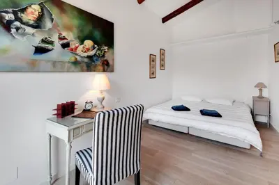 Letto o letti in una camera di San Marcuola apartment