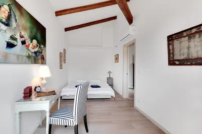 Letto o letti in una camera di San Marcuola apartment