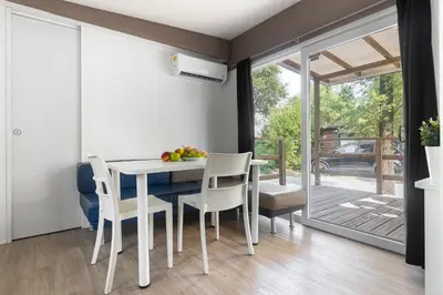Balcone o terrazza di New Campsite in Camping Ca' Savio