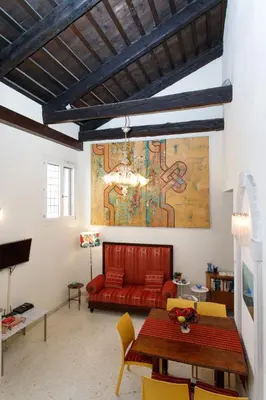 Area soggiorno di Casa Alma