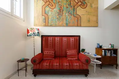 Area soggiorno di Casa Alma