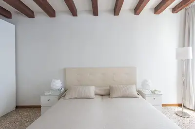 Letto o letti in una camera di Cà della Regina