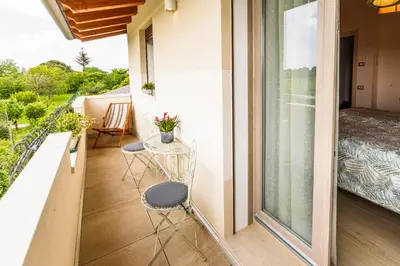 Balcone o terrazza di B&B ARMONIE DI CAMPAGNA