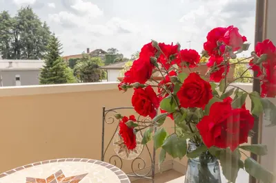 Balcone o terrazza di B&B ARMONIE DI CAMPAGNA