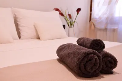 Letto o letti in una camera di Ca' De L'Ogio