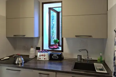 Cucina o angolo cottura di La casa dei Tigli