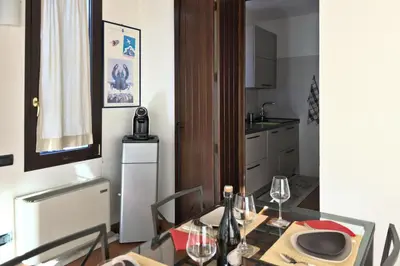 Cucina o angolo cottura di La casa dei Tigli