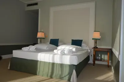 Letto o letti in una camera di Blue Dream Hotel