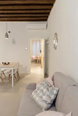Area soggiorno di Mirandolina Venice Exclusive Apartment