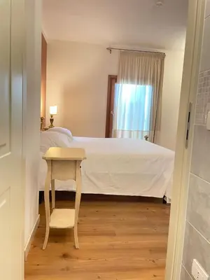 Letto o letti in una camera di Agriturismo Colombera