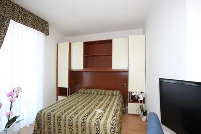 Letto o letti in una camera di Hotel Santiago
