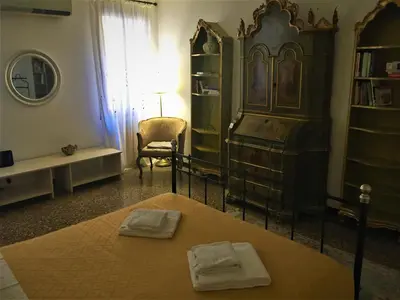 Letto o letti in una camera di APPARTAMENTO Ruga Giuffa