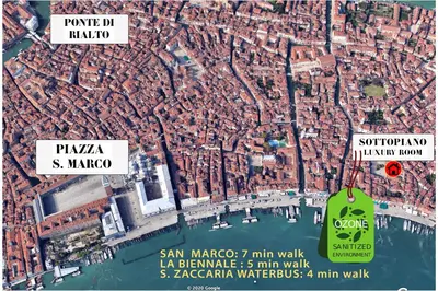 Vista generica su Venezia o vista sulla città dall'interno dell'affittacamere